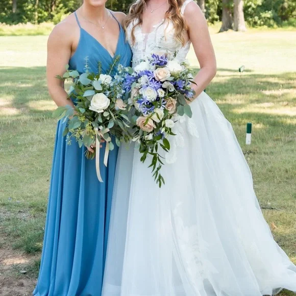 steel blue bridesmaid dresses Genuine Issue USMC Dress Blues Tunic main image 0